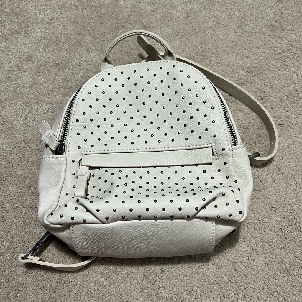 Cream Mini Backpack